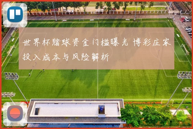 世界杯赌球资金门槛曝光 博彩庄家投入成本与风险解析